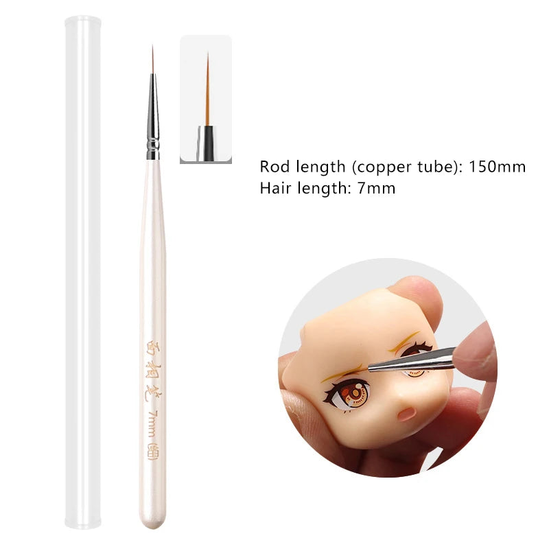 Fine Modeling Brush Contour Doll Face Makeup Dot Line Painting Detail Qme WT2
