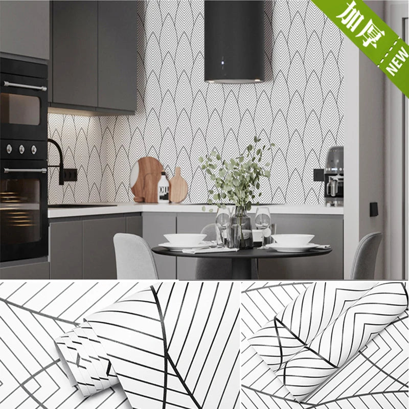 Modern Vinyl Wallpaper Peel Stick Boho Contact Paper Self Adhesive Qme 07 10mx44.5cm