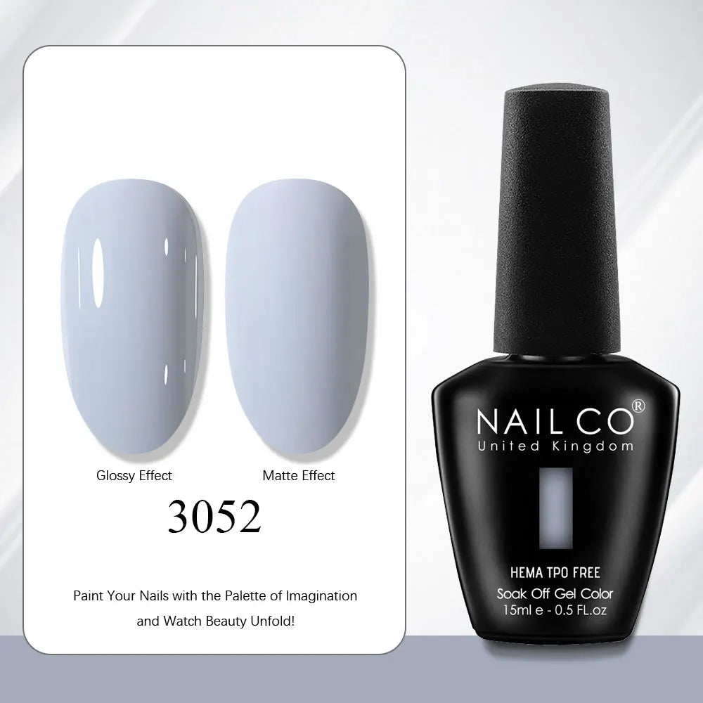NAILCO Gel Nail Polish Nails Semi-permanent UV Varnish Glitter Glass