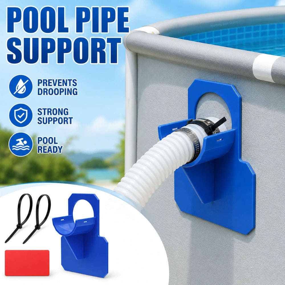 1/3/5Set Durable Pool Pipe Support Bracket Prevents Hose Sagging,Simple Installation Fit Most Common Above-ground Swimming Pools Qme