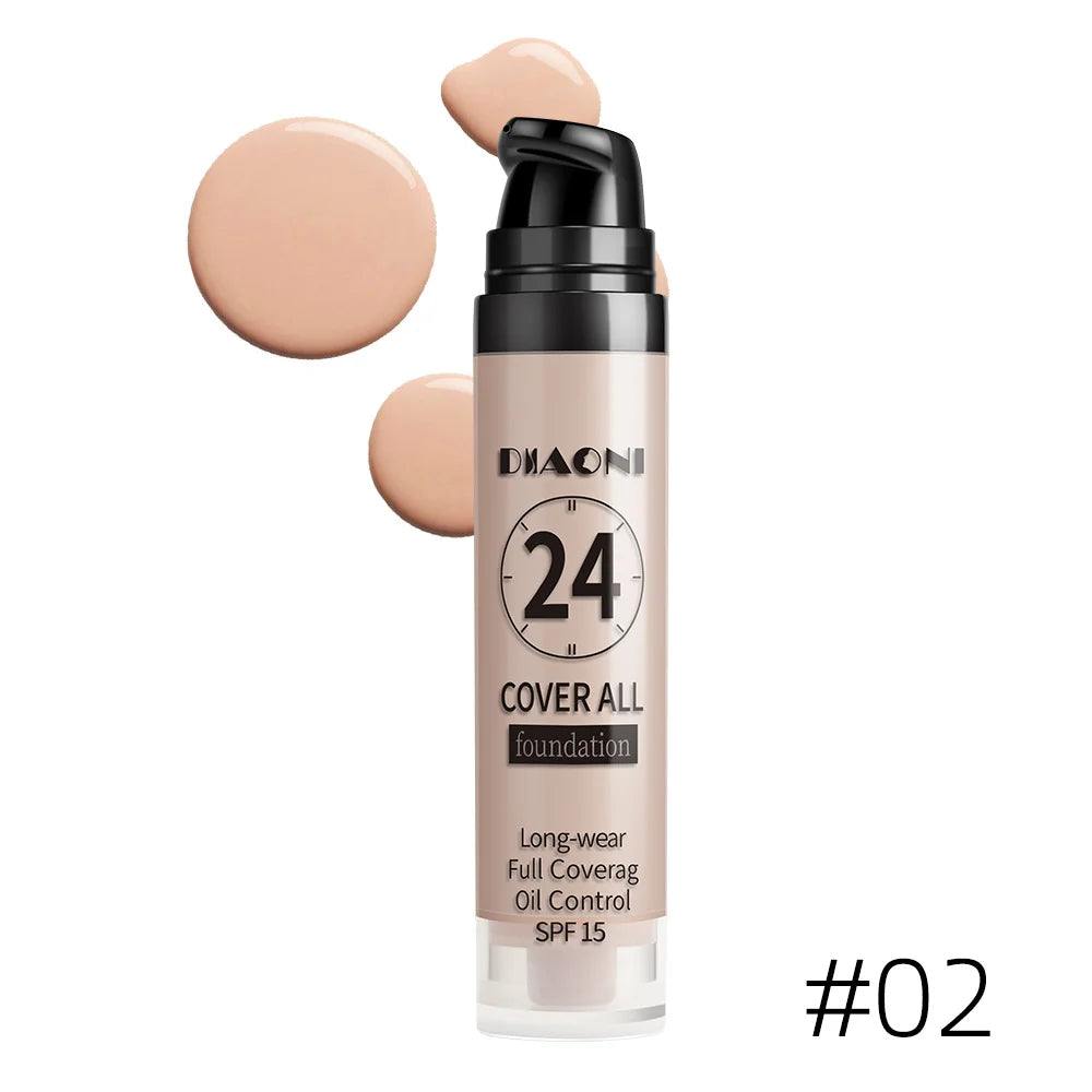 Professional Makeup 9-color Waterproof Moisturizing Liquid Fully Qme 02