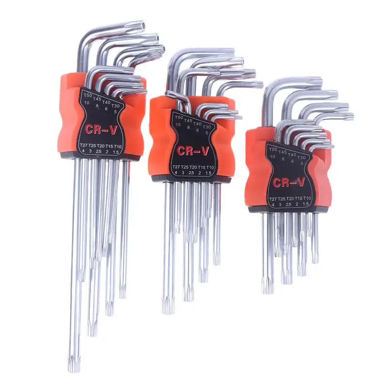Hand Repair Tools L-type Torx Star Wrench Hexagon Spanner Ideal Home Qme