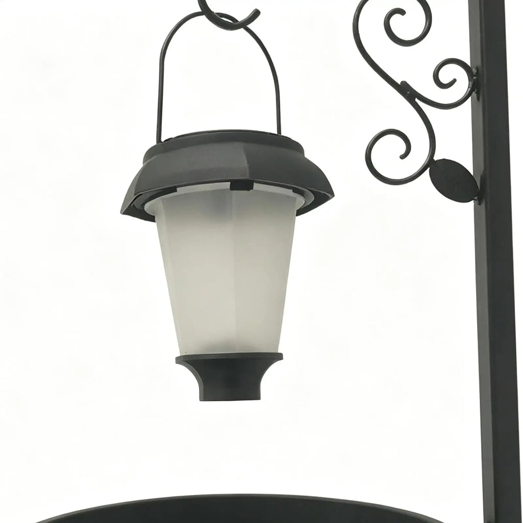 Solar Light Planter Soft Warm Waterproof Decoration Outdoor Lamp Post Qme