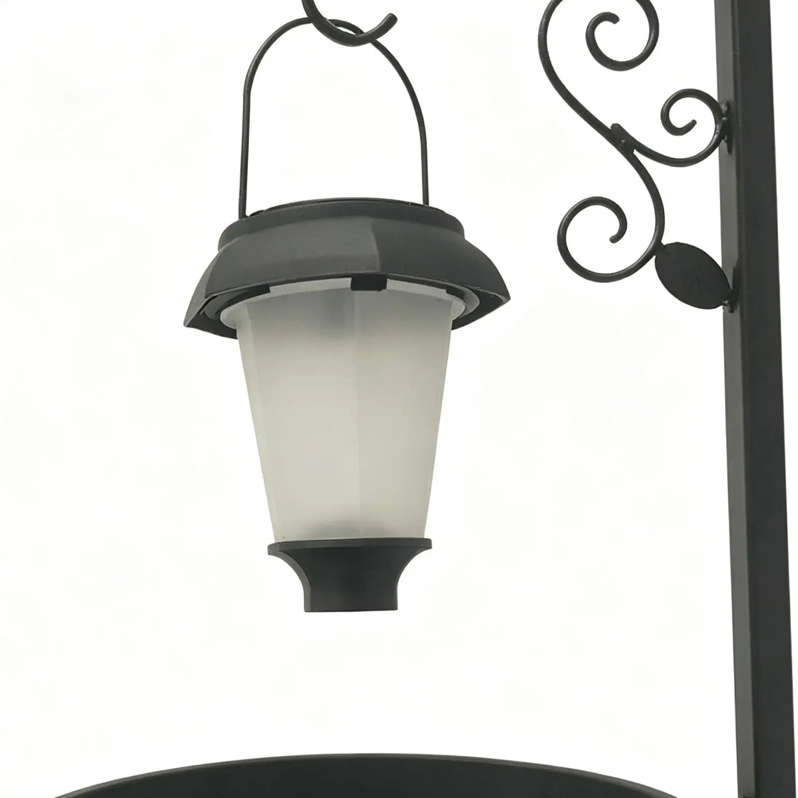 Solar Light Planter Soft Warm Waterproof Decoration Outdoor Lamp Post Qme