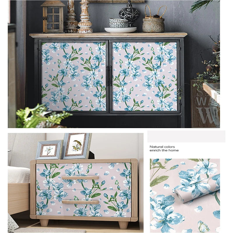 Shelf Liners Self-adhesive Drawer Papers Protect Furniture Wall Qme