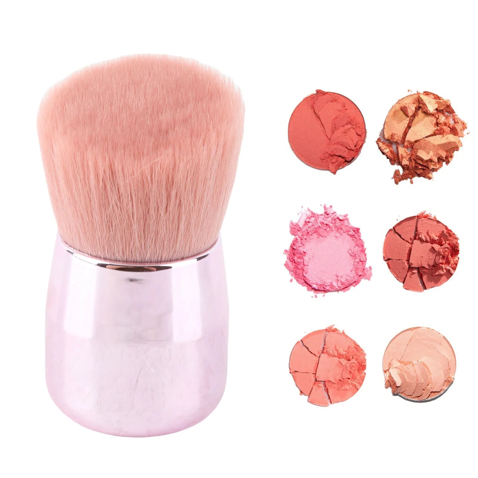 Angled Blush Brush Angled Blush Brush Soft Hair Smooth Handle Makeup Brush for Bronzer Loose Powder Cosmetics Soft Brush Qme