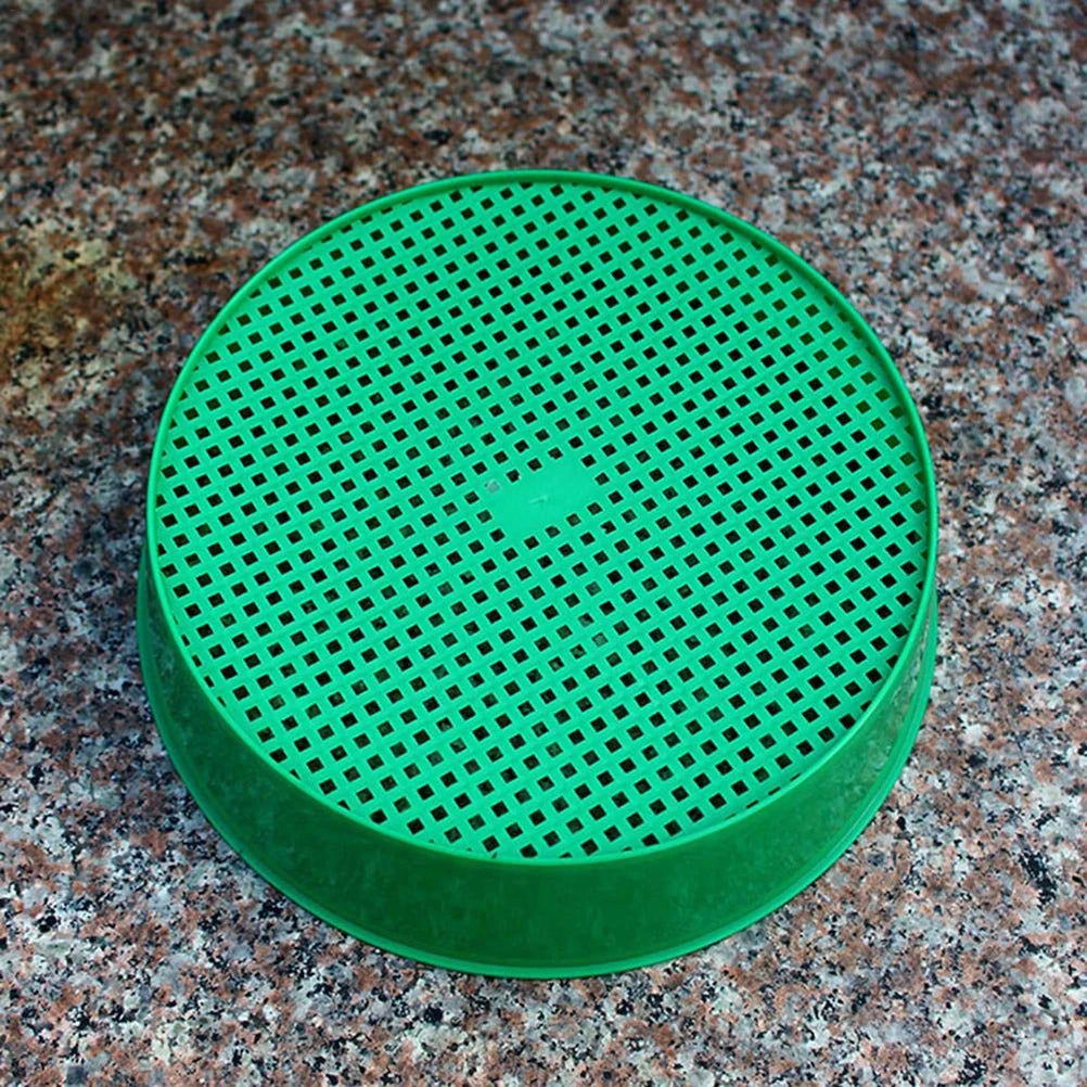 Soil Sieve Fine Mesh Design Round Easy To Use Premium PP Soil Filter Wide Applicability for Garden Sieve Gardening Tool Qme