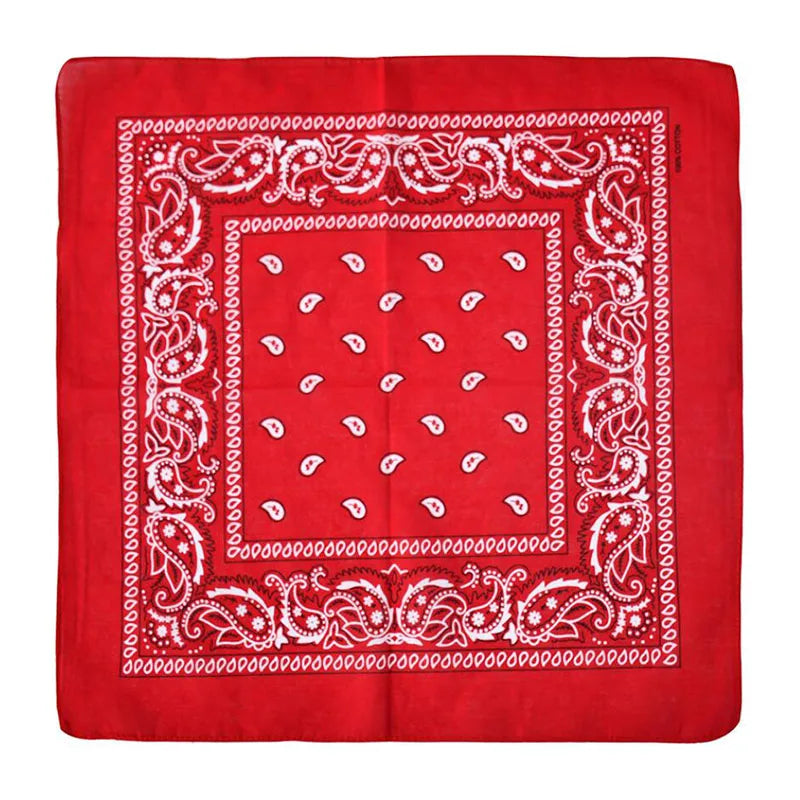 Headbands Cotton Print Bandana Head Scarf Headwraps Women Designer Headwear Double Sided Head Wrap Men Masks Face Hijab Scarves Qme A11 54cm-54cm