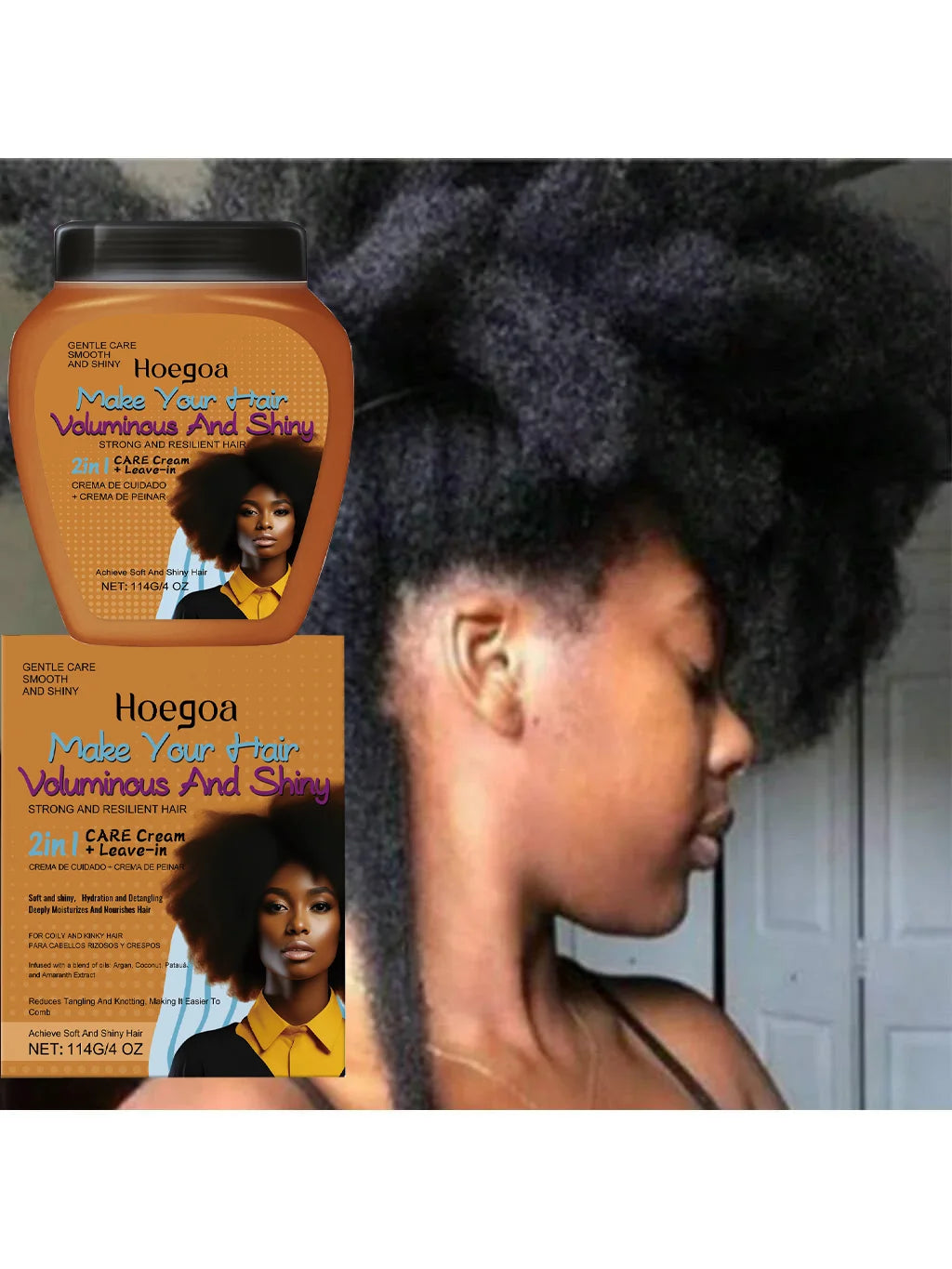African Healing Oil for Dry, Damaged & Natural Hair | Softens, Strengthens & Adds Brilliant Shine Ultimate Hair Elixir Qme