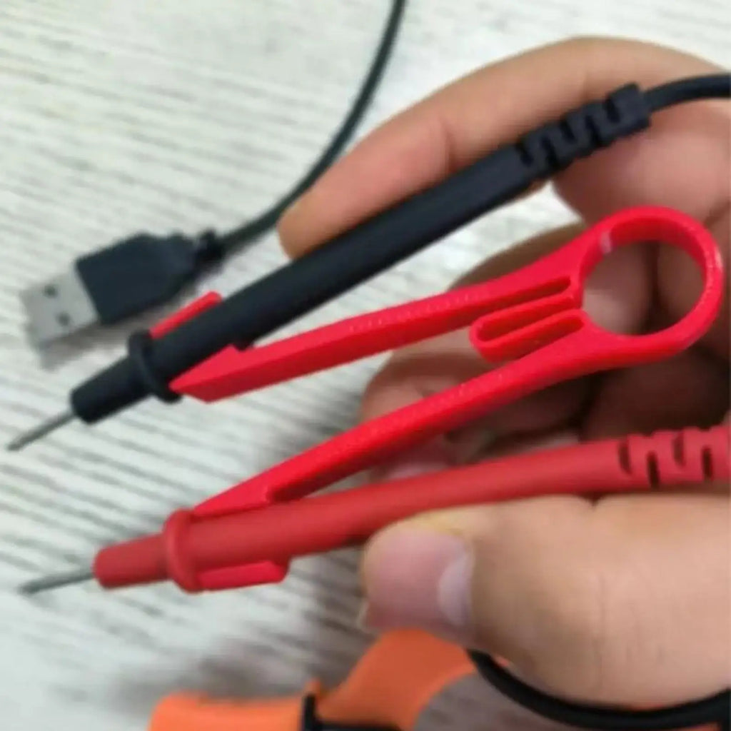 Holder Multimeter Probe Test Meter Probes Clamping Tool Electrical Qme