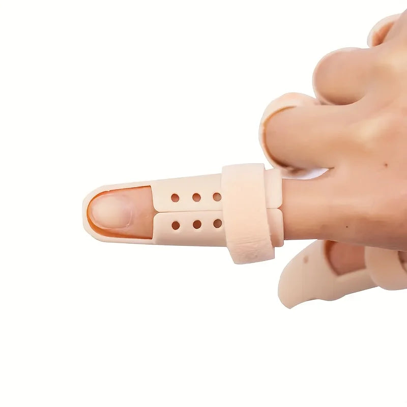 5-pcs Adjustable Finger Splint Men Women Durable PE Material Injury Qme