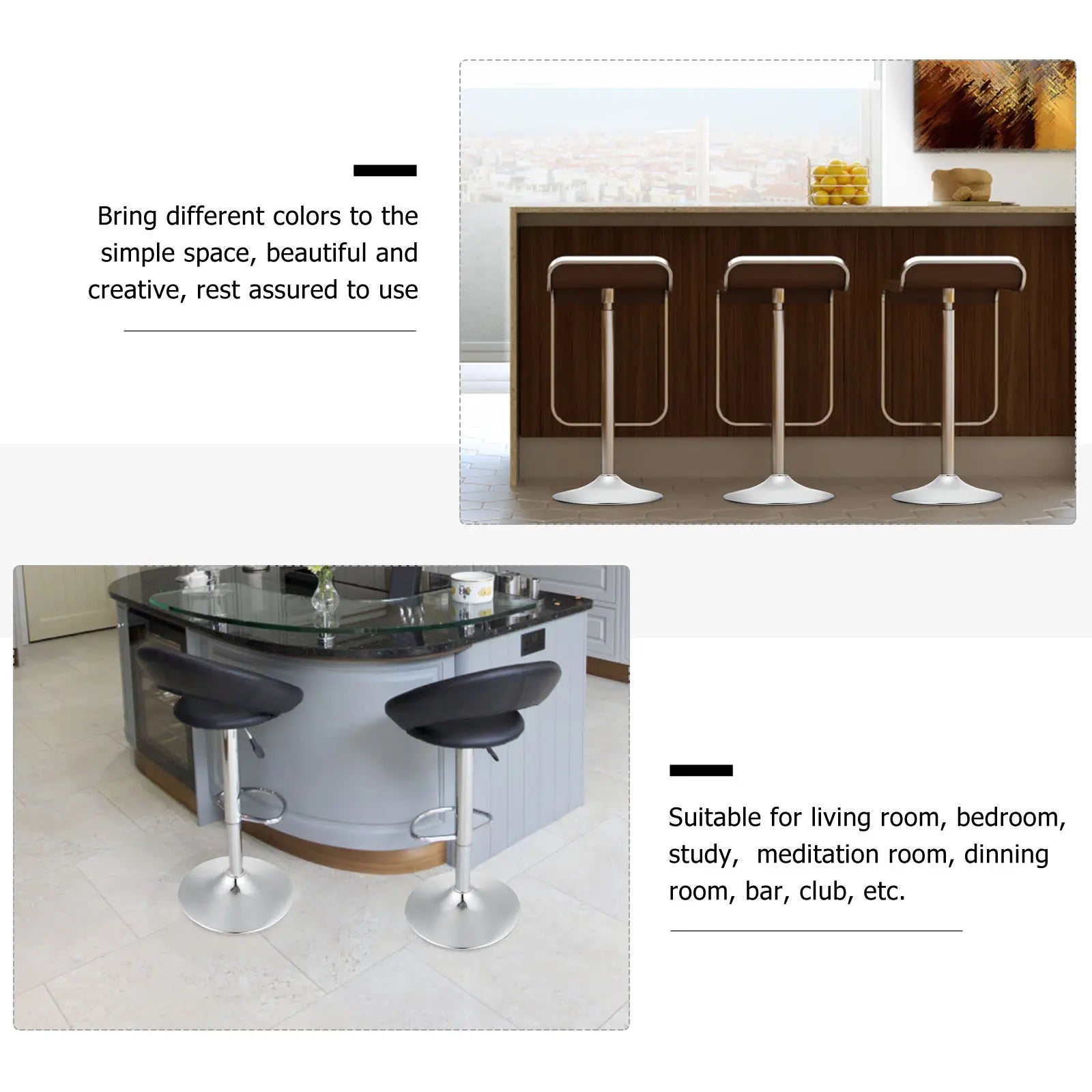 1Pcs Elegant Round Table Chassis Strong Iron Material Not Easy to Deform Bar Chair Base for Dining Room Study Display Stand Qme