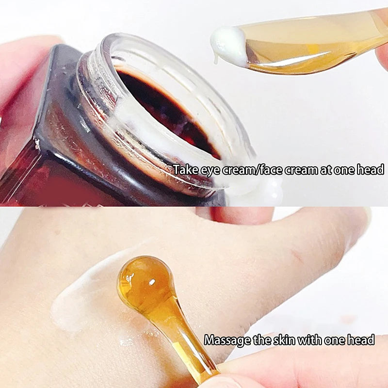 5 Transparent Eye Cream Applicator Acrylic Spoon Roller Facial Qme