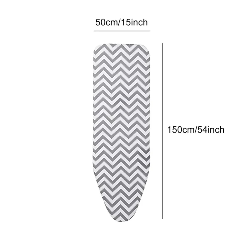 150x50cm Heavy Duty Iron Cover Elastic Edge Extra Thick Cotton Iron Cover Scorch/Stain Resistant Non Stick for Iron Accessories Qme