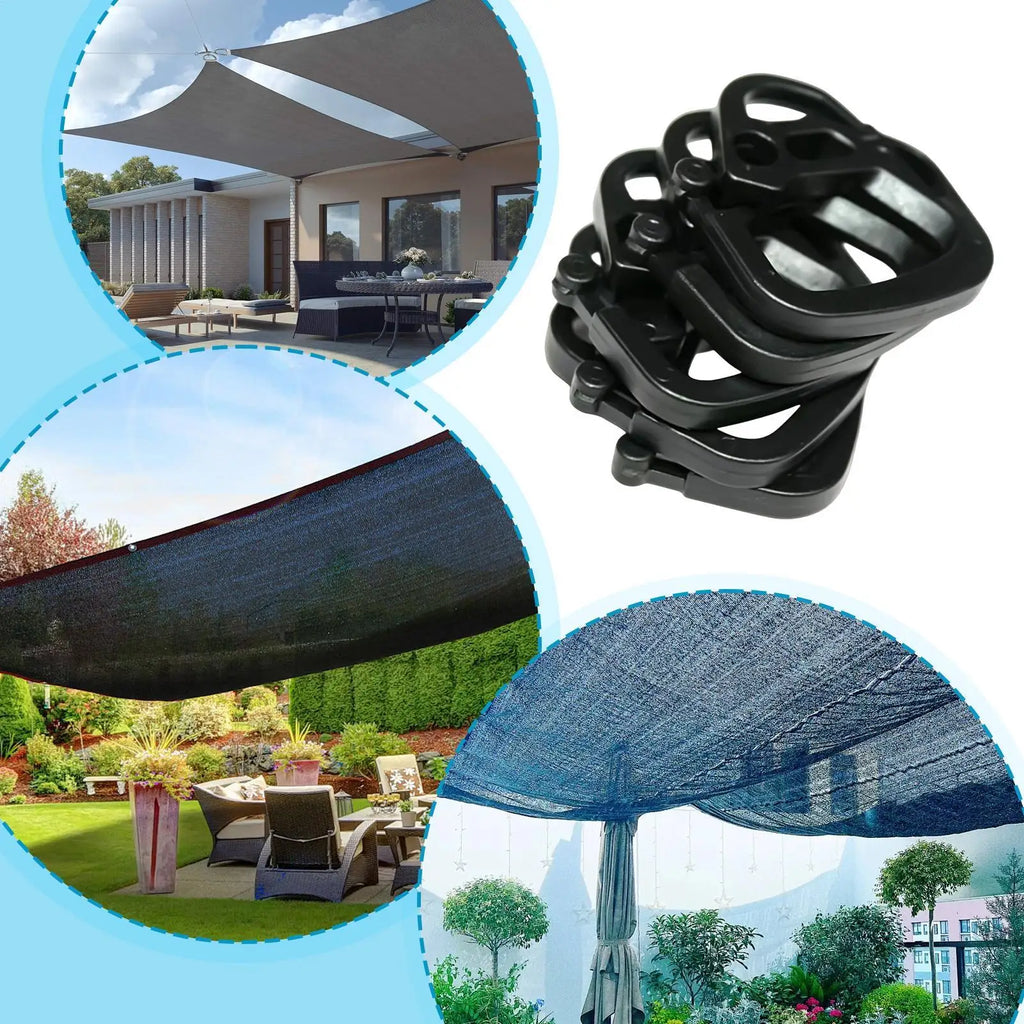 Shade Net Clips 100 Pieces Tarp Fasteners Sunscreen Net Clips For Outdoor Garden Patio Backyard Balcony Farm Orchard Greenhouse Qme