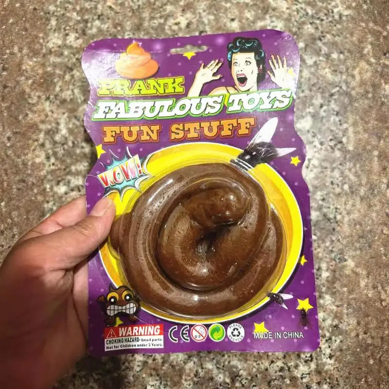 Fake Poop Shit Prank Antistress Gadget Realistic Funny Toys Props Qme