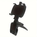 Universal Car GPS Bracket Phone Holder Adjustable Mobile Phone Bracket For iPhone Samsung Xiaomi Huawei Dashboard Car Clip Mount Qme Black