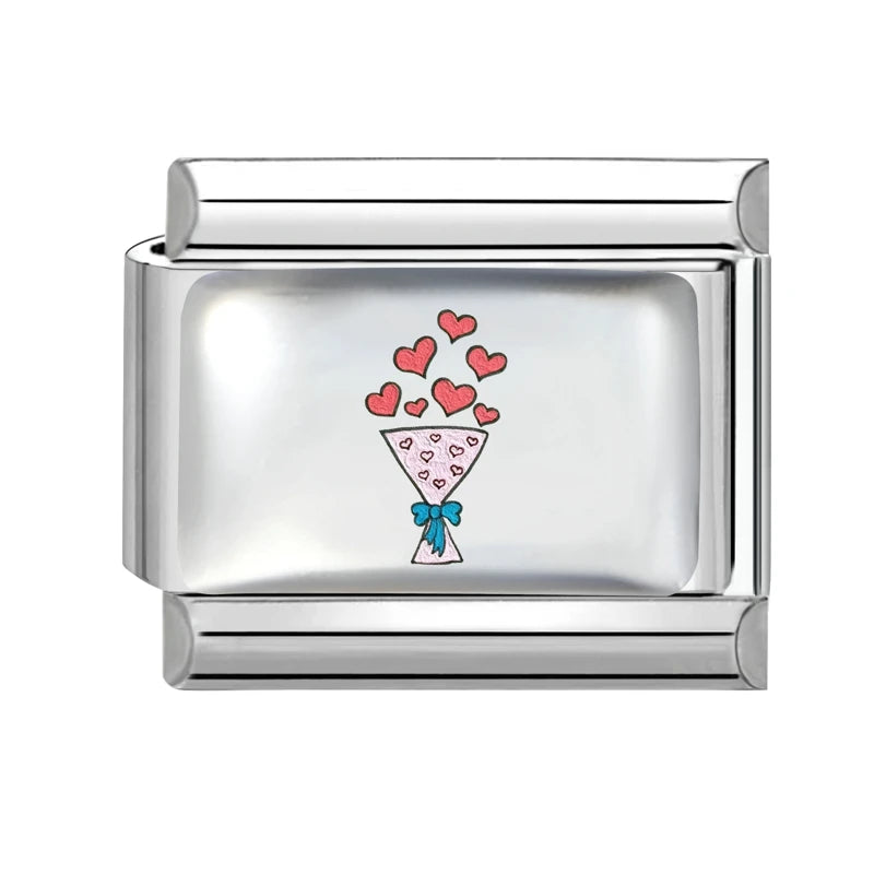 Fashion Kawaii Cute Dolphin Crab Cats Italian Charm Link Fit Bracelet
