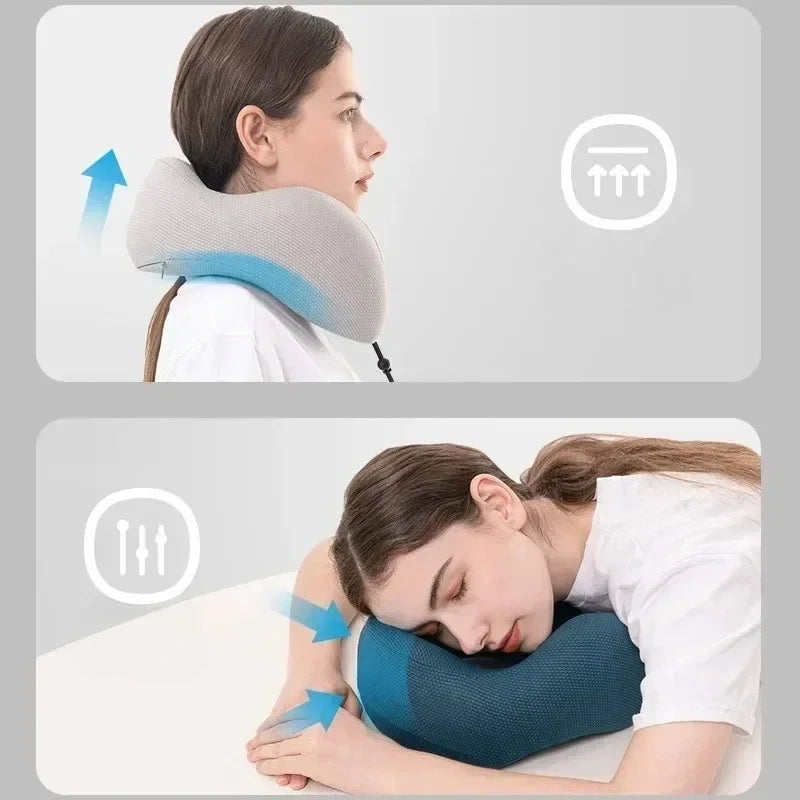 Multi Functional U-shaped Pillow Memory Cotton Comfortable Sleep Neck Qme