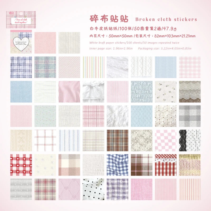 100 Sheets Per Book Fruit Sticky Note ToDo List Record Journal Decorative Memo Practical Stationery Stickers Qme C3