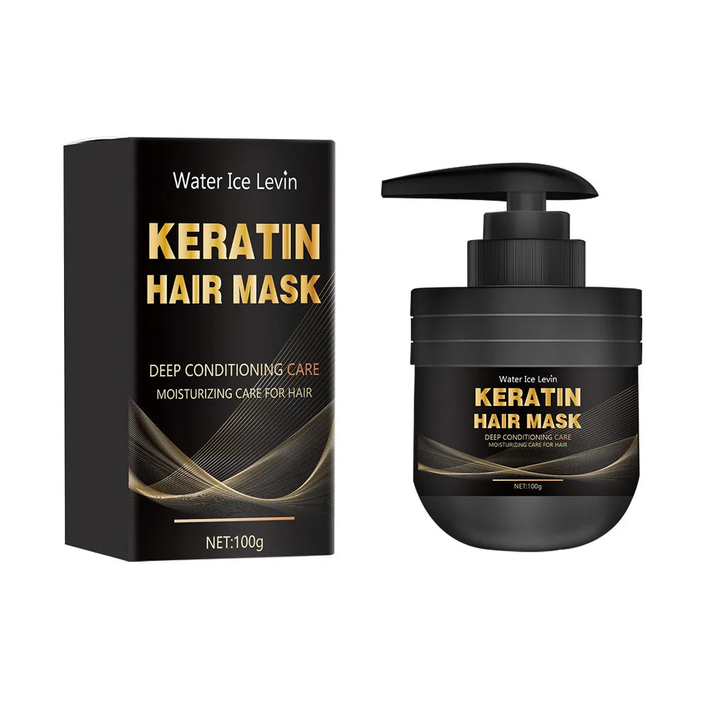 New Keratin Hair Mask For Maltreated Hair 5Seconds Repairing Damaged Frizzy Hairs Smoothing Nourish Straightening Hair Care 100g Qme 1pcs