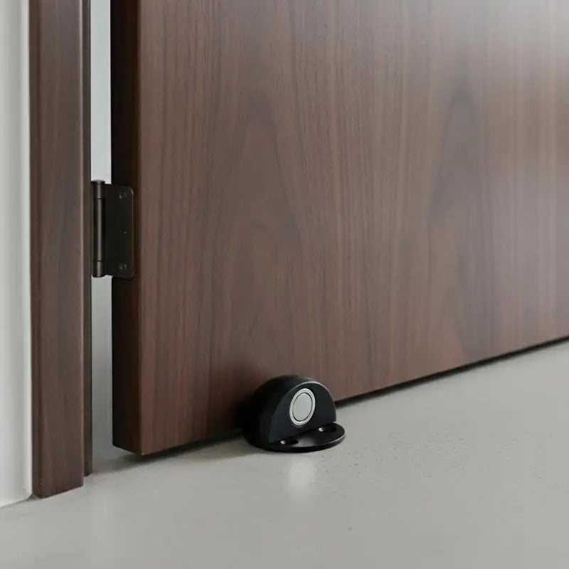 Silicone Magnetic Door Holder No-Punch Adhesive Door Stopper Anti-Collision Buffer for Floor Wall Protection Home Hardware Qme