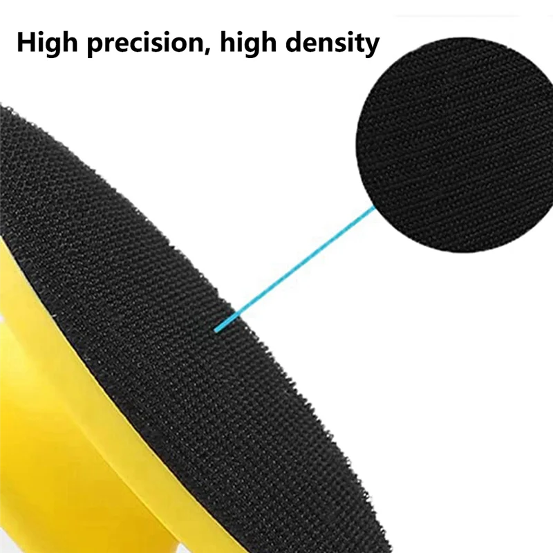 A02F-Manual Sander Grinding Block 124Mm Compatible 5-Inch Round Hand Tray Polishing Adhesive Tray Qme