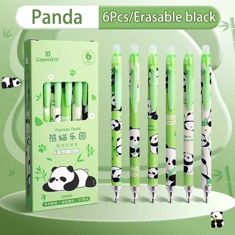 Cute Capybara Panda Gel Pens Erasable Office School Supplies Kawaii Qme A3