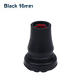 Crutch Ferrules Replacement Rubber Tips Canes Walking Sticks Mobility Qme 16mm Black