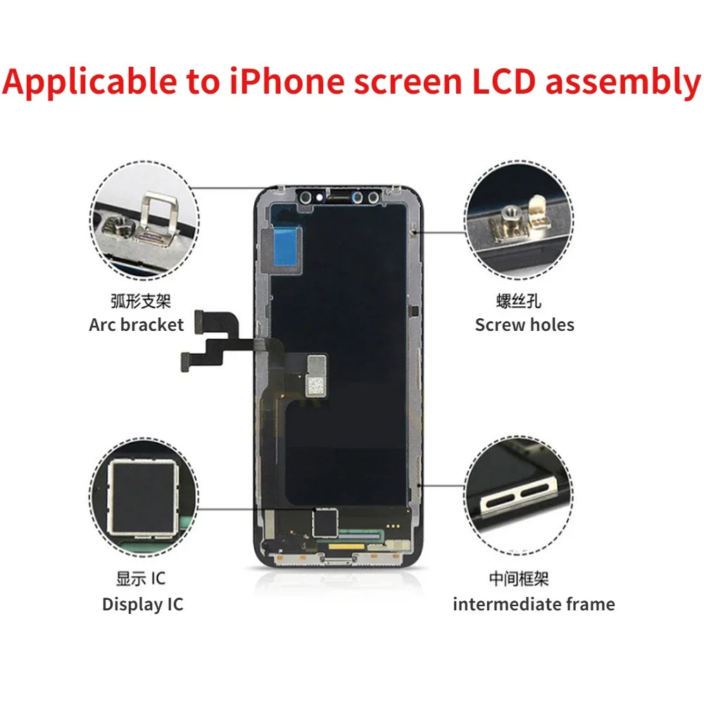 A+++ Quality Display for Iphone 6 LCD Touch Replacement Screen Digitizer Assembly For Iphone 5S 6s LCD for iphone 7 8 lcd Qme