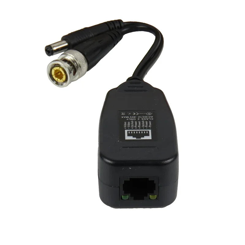 ESCAM 5Pairs 10Pieces 1CH Passive Balun RJ45 CCTV Balun Video Balun Transceiver Supply Power For HDCVI/HDTVI/AHD Analog Camera Qme