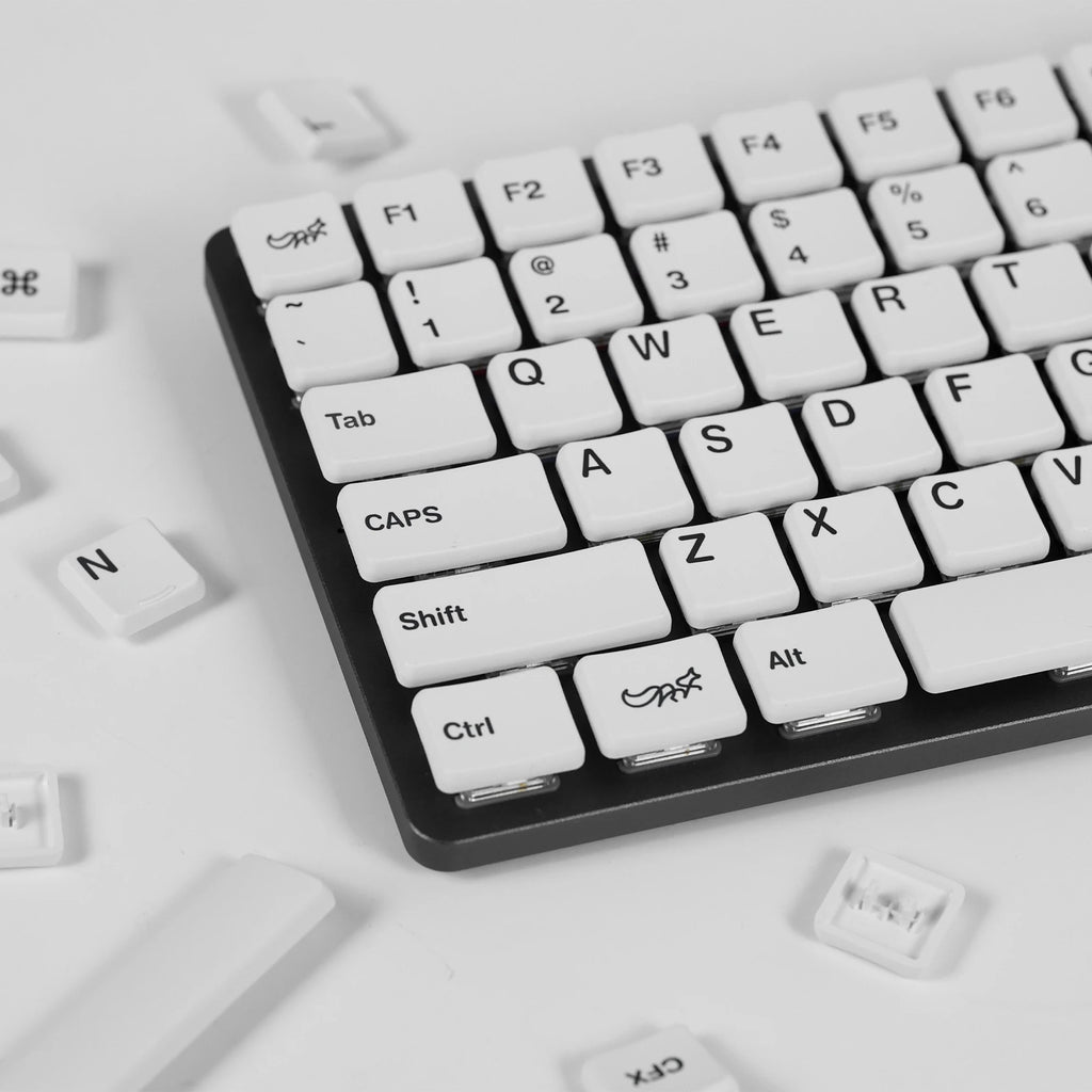 CFX Choc Low Profile PBT Keycaps for Kailh Chocolate switch mechanical keyboard Ultra thin CFX BoW Keycap Set Qme
