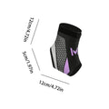 1pcs Ankle Sleeve Breathable Portable Support Sleeve Foot Brace Ankle Support Strap for Exercise Fitness Walking Running Hiking Qme Purple