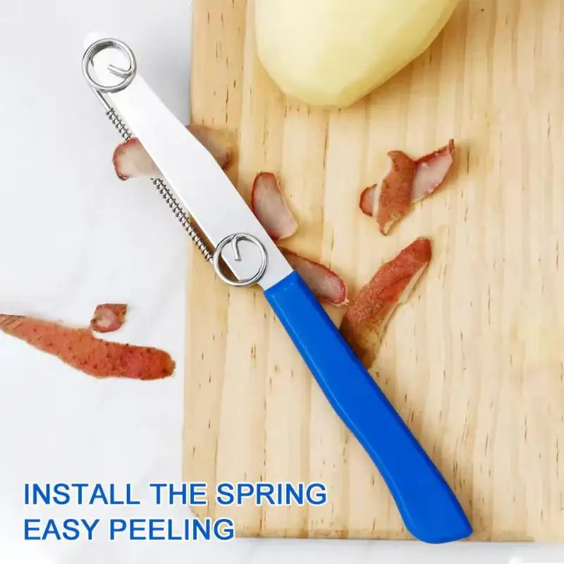 Versatile Stainless Steel Fruit Knives Peeler Ideal Kitchen Use Qme
