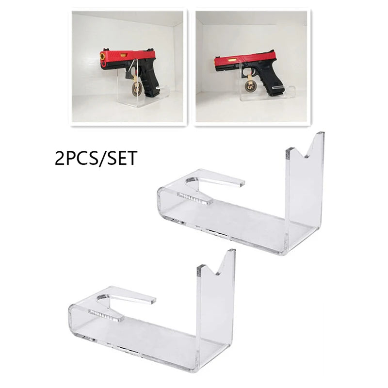 1 Pistol Display Rack Holder Kids Children Universal Stand Toy Qme