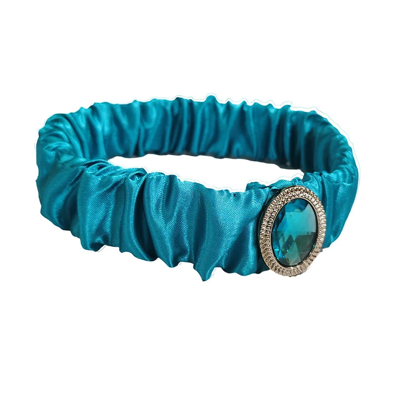 Captivating Jasmine Blue Crystal Headbands Girls Ideal Arabian Qme A2