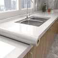 55CM Waterproof Oil proof Moisture proof Wallpaper PVC Self adhesive Marble Pattern Stickers for Cabinet Countertop Renovation Qme E 55cmX10m