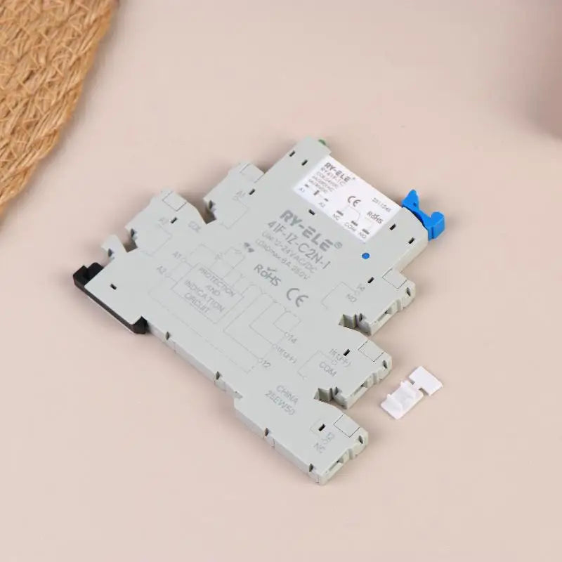 Slim Profile Relay RY41F-1C 12V 24V DC Ultra-thin Electromagnetic Relay Substitute for Hongfa RSL-1C-ZN PLC Interface Relays Qme A1