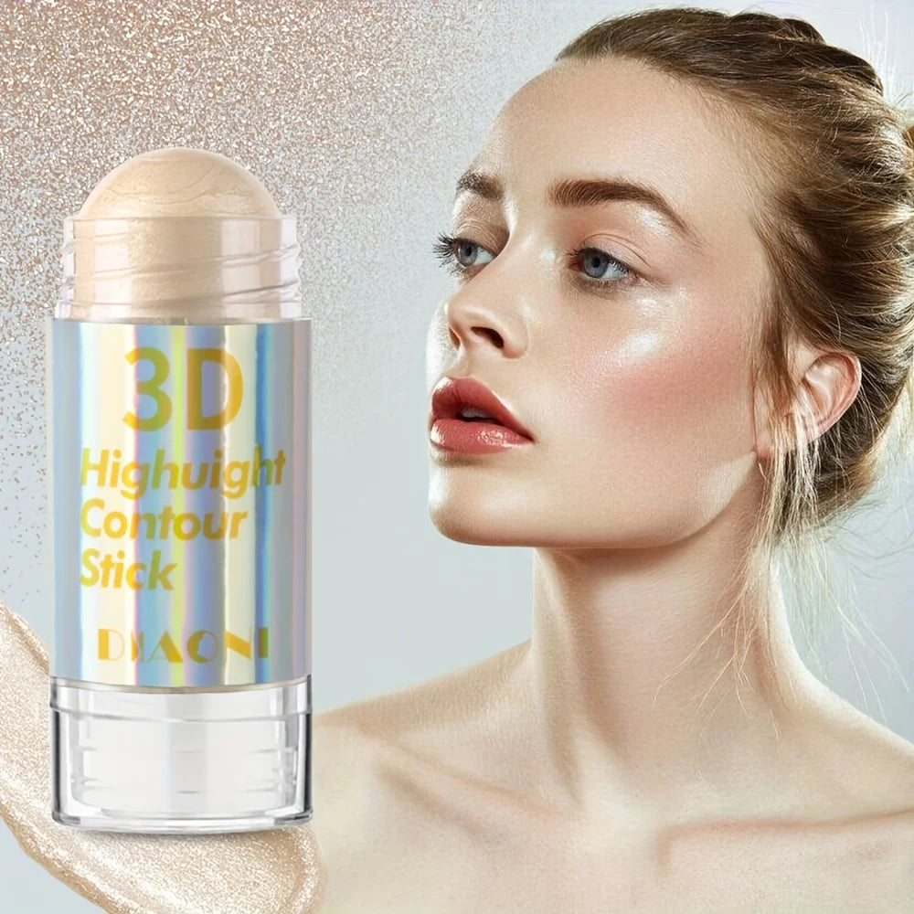 Shimmer Blush Stick Water Light Highlighter Make Up Face Body Glitter Qme 02