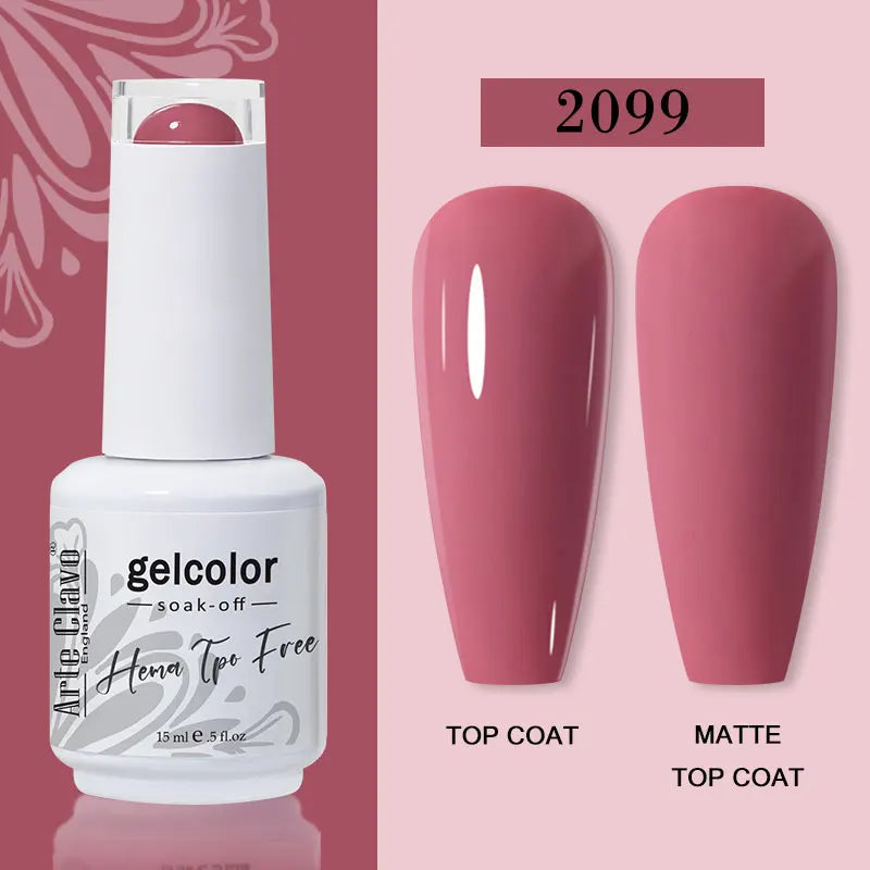Arte Clavo Red Series Nail Polish Party Colors Gel Varnishes All
