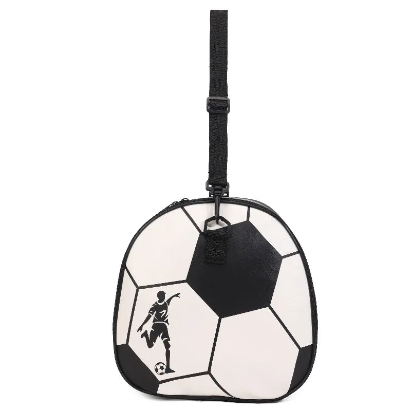 Trendy Crossbody Sports Equipment Bag Single Strap Faux Leather Qme