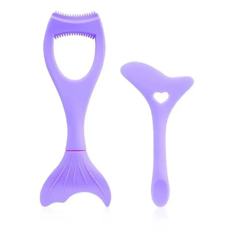 Winged Eyeliner Stencil Mascara Shield Applicator Resusable Silicone Qme Violet