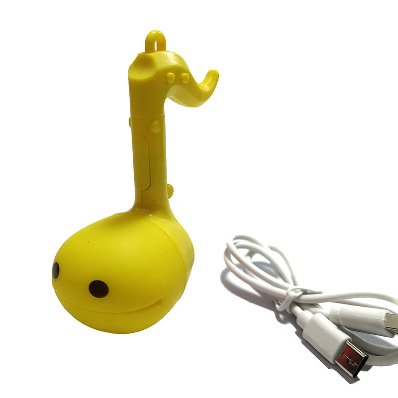 Otamatone Mini Electronic Music Creative Sound-producing Musical Toys Qme Yellow