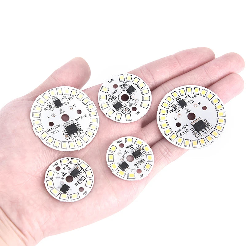LED Bulb Patch Lamp SMD Plate Circular Module Light Source Qme