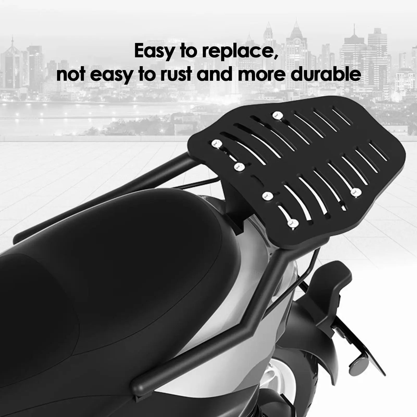 Tour Storage Rack Stainless Steel Adjustable Wear-resistant Trunk Qme