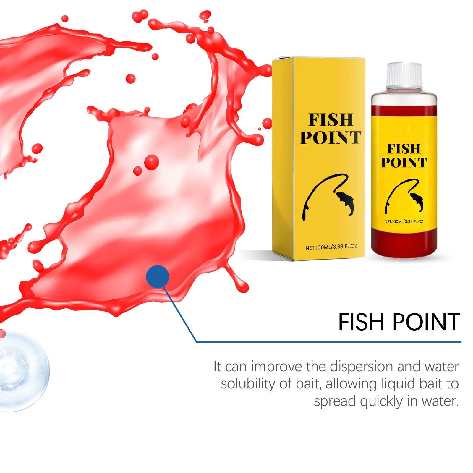 100ml Fish Feed Nutrient Fishing Wild Fishing Fish Attractant Fish Attractor Fishy Smell Flavor Bite Activator Fishing Lures Qme