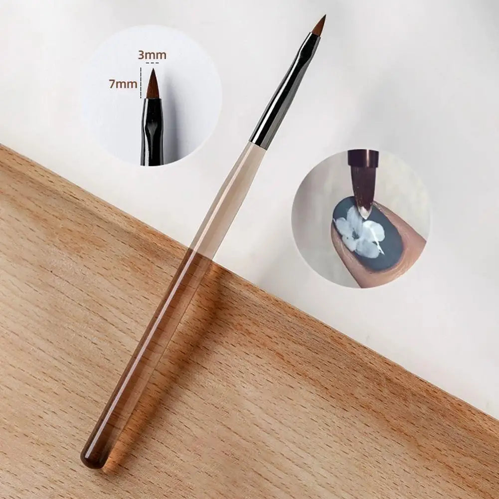 1 Fine Detail Paint Brush Acrylic UV Gel Drawing Dotting Manicure Qme 05