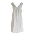 Cross Back Aprons Women Smock Apron Pockets Cute Gardening Dress Qme Khaki