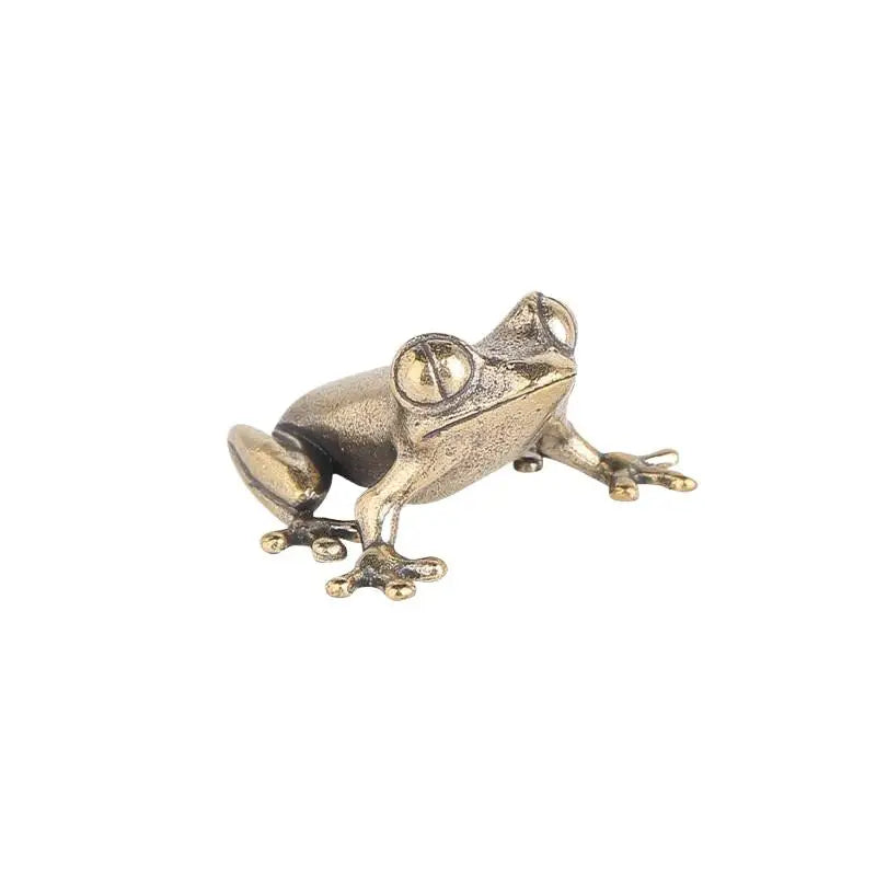 Animal Figurine Toad Desktop Ornaments Home Decoration Crafts Tea Pet Qme