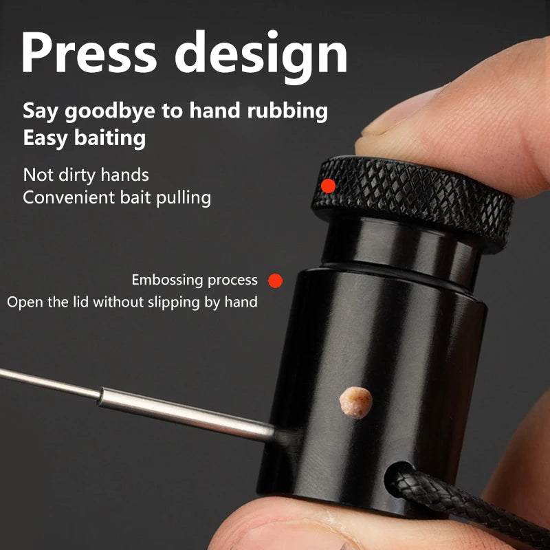 Fishing Line Extrusion Bait Feeder Metal Hook Extractor Small Objects Qme